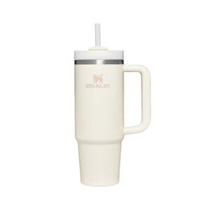 Stanley Seal Tumbler Travel Mug Cream Dishwasher Safe with Straw Lid 40 oz